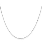 Leslie's 14K White Gold .85mm D/C Cable Chain - Image 2