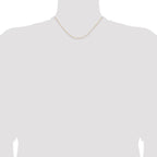 Leslie's 14K White Gold .85mm D/C Cable Chain - Image 4