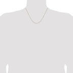Leslie's 14K White Gold .85mm D/C Cable Chain - Image 4
