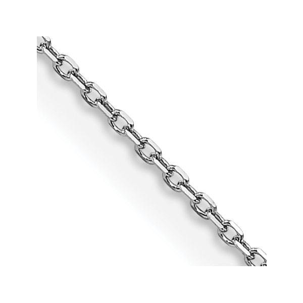 Leslie's 14K White Gold .85mm D/C Cable Chain