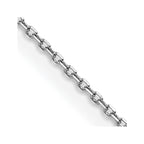 Leslie's 14K White Gold .85mm D/C Cable Chain