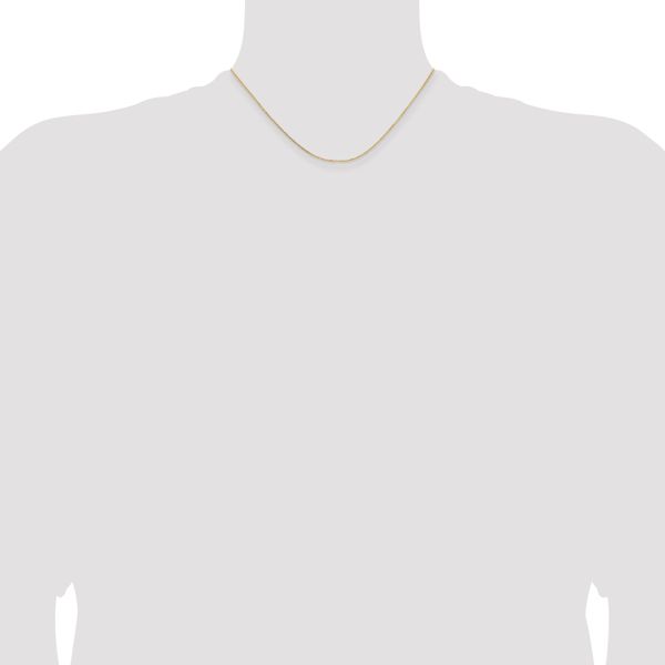 Leslie's 14K 1.05mm D/C Cable Chain - Image 4