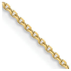 Leslie's 14K 1.05mm D/C Cable Chain