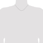 Leslie's 14K White Gold 1.05mm D/C Cable Chain - Image 4