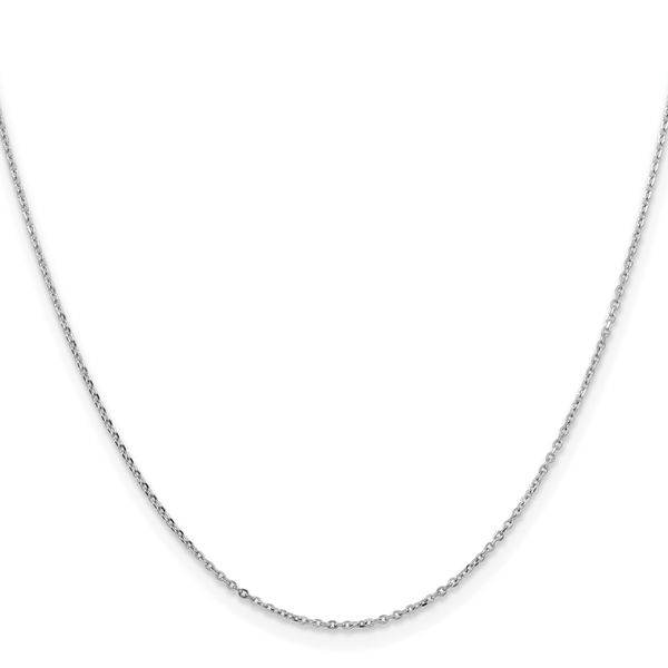 Leslie's 14K White Gold 1.05mm D/C Cable Chain - Image 2