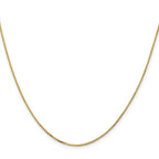 Leslie's 14K 1mm Concave Box Chain - Image 2