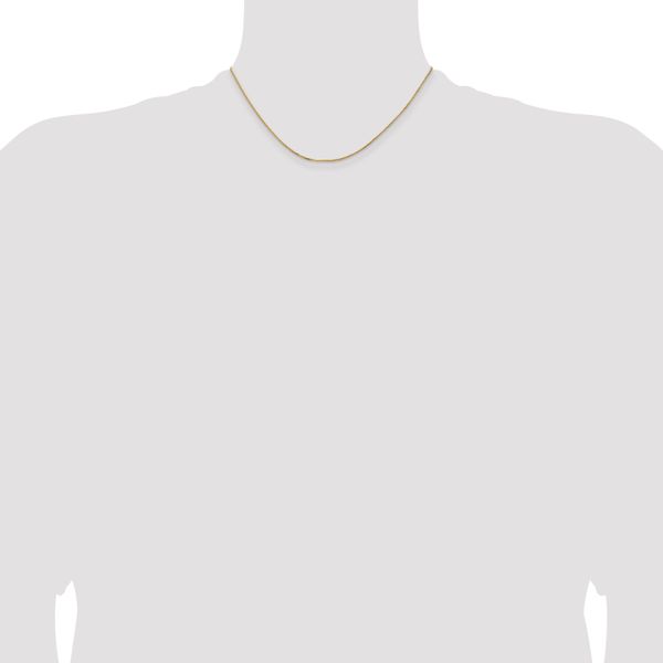 Leslie's 14K 1mm Concave Box Chain - Image 4