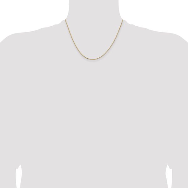 Leslie's 14K 1mm Concave Box Chain - Image 4