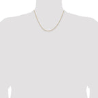 Leslie's 14K 1mm Concave Box Chain - Image 4