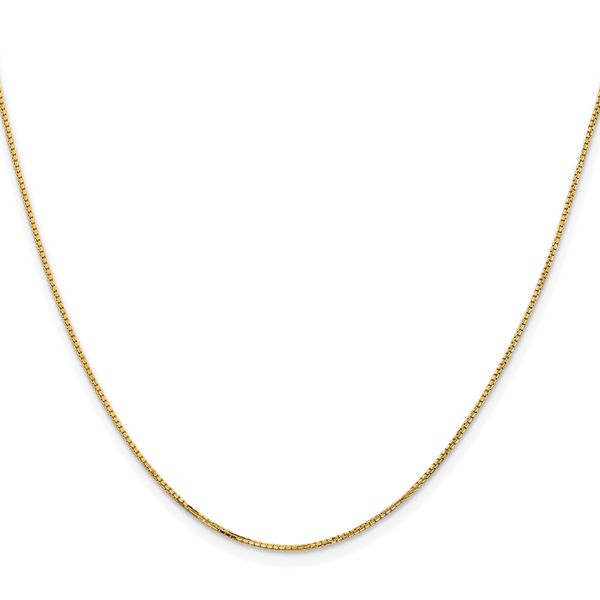 Leslie's 14K 1mm Concave Box Chain - Image 2