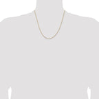 Leslie's 14K 1mm Concave Box Chain - Image 4