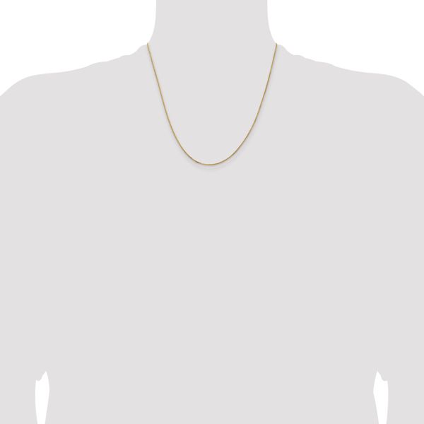Leslie's 14K 1mm Concave Box Chain - Image 4