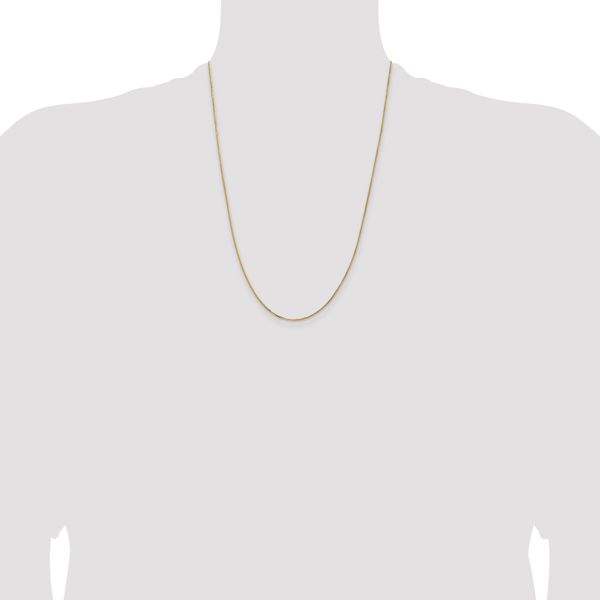 Leslie's 14K 1mm Concave Box Chain - Image 4