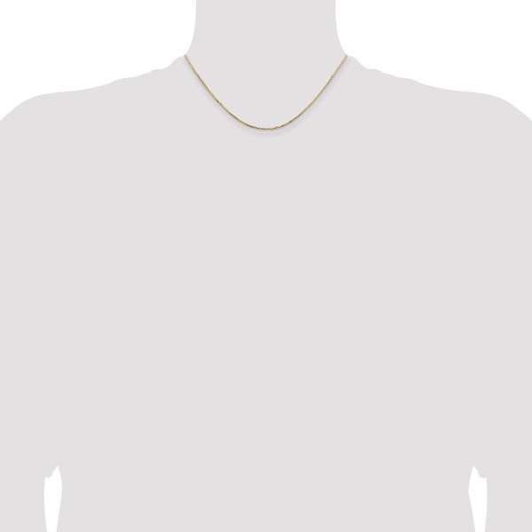 Leslie's 14K 1.10mm Concave Box Chain - Image 4