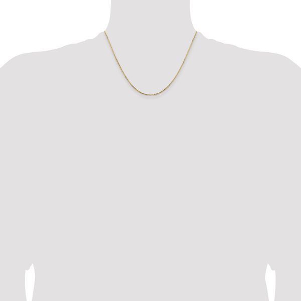 Leslie's 14K 1.10mm Concave Box Chain - Image 4