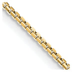 Leslie's 14K 1.10mm Concave Box Chain