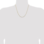 Leslie's 14K 1.10mm Concave Box Chain - Image 4