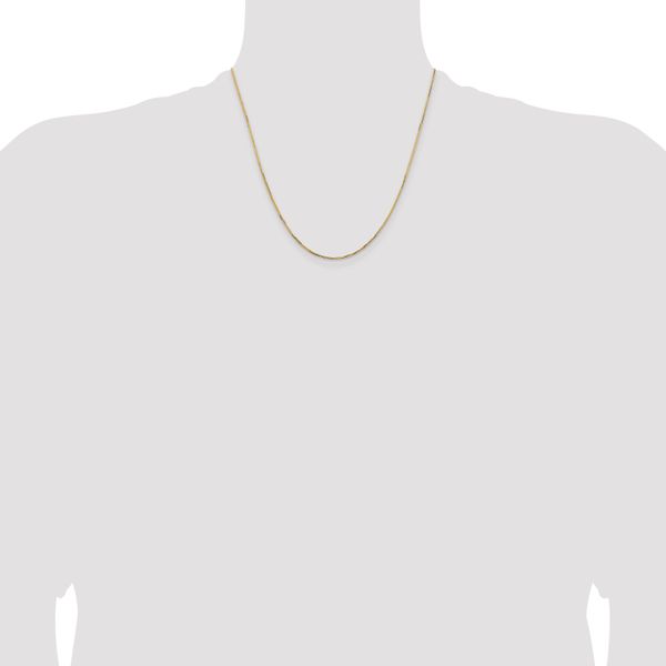 Leslie's 14K 1.10mm Concave Box Chain - Image 4
