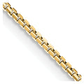 Leslie's 14K 1.10mm Concave Box Chain