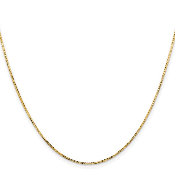 Leslie's 14K 1.10mm Concave Box Chain - Image 2