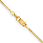 Leslie's 14K 1.2mm Concave Box Chain - Image 3