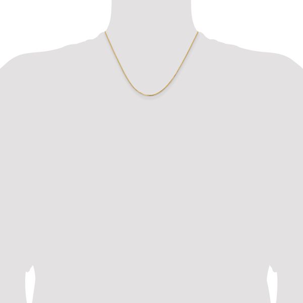 Leslie's 14K 1.2mm Concave Box Chain - Image 4