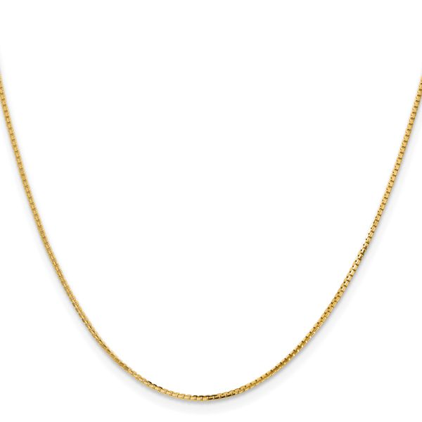 Leslie's 14K 1.2mm Concave Box Chain - Image 2