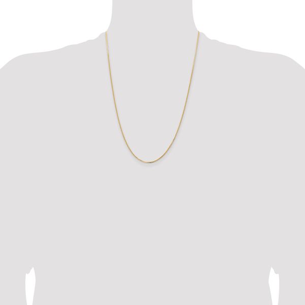 Leslie's 14K 1.2mm Concave Box Chain - Image 4