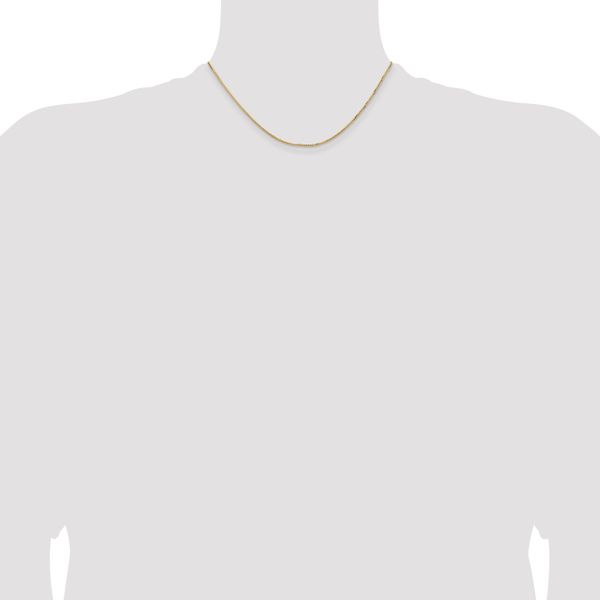 Leslie's 14K 1.3mm Concave Box Chain - Image 4