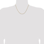 Leslie's 14K 1.3mm Concave Box Chain - Image 4