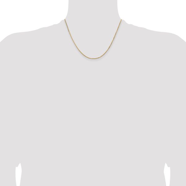 Leslie's 14K 1.3mm Concave Box Chain - Image 4