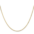 Leslie's 14K 1.3mm Concave Box Chain - Image 2