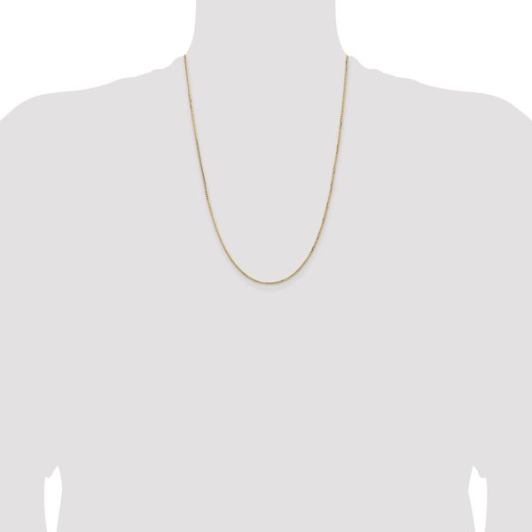 Leslie's 14K 1.3mm Concave Box Chain - Image 4