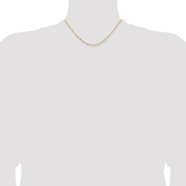Leslie's 14K 1.45mm Concave Box Chain - Image 4