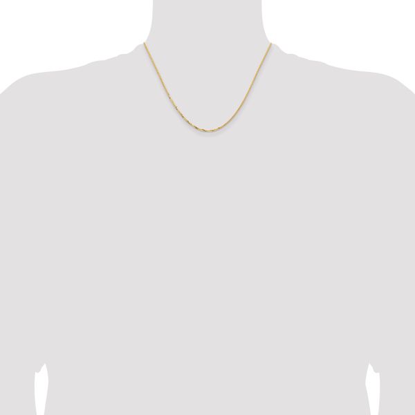 Leslie's 14K 1.45mm Concave Box Chain - Image 4