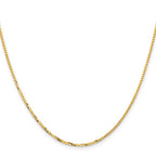 Leslie's 14K 1.45mm Concave Box Chain - Image 2
