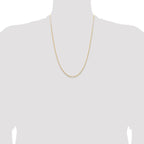 Leslie's 14K 1.45mm Concave Box Chain - Image 4