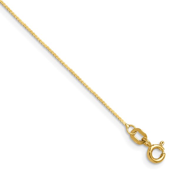 Leslie's 14K 0.8mm Serpentine Chain