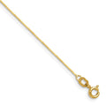 Leslie's 14K 0.8mm Serpentine Chain