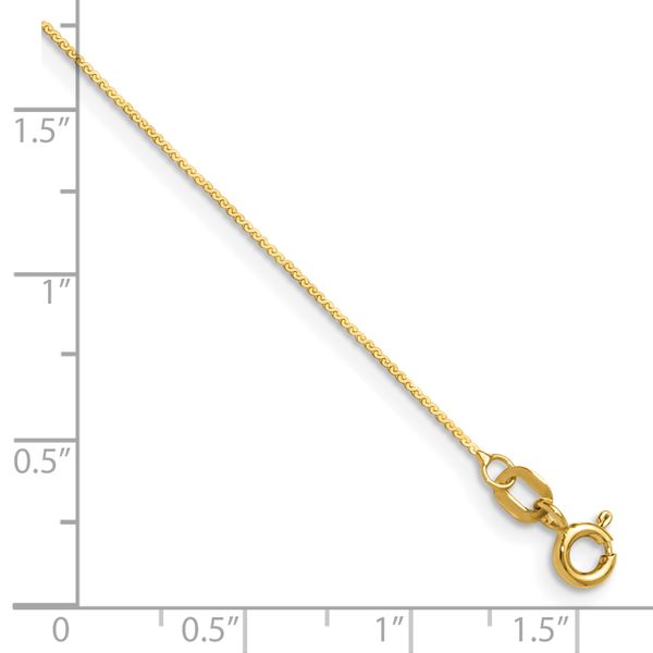 Leslie's 14K 0.8mm Serpentine Chain - Image 2