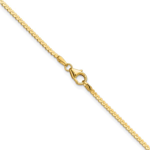 Leslie's 14K 1.55mm Serpentine Chain - Image 3
