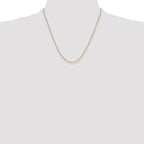 Leslie's 14k 2.2mm Semi-Solid Beveled D/C Paperclip Chain - Image 4