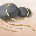 Leslie's 14k 3.7mm Semi-Solid Beveled D/C Paperclip Chain - Image 5