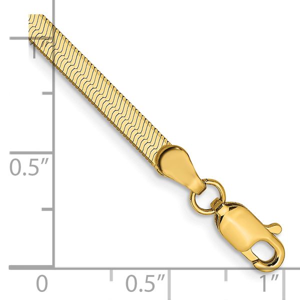 Leslie's 14k 3mm Silky Herringbone Chain - Image 2