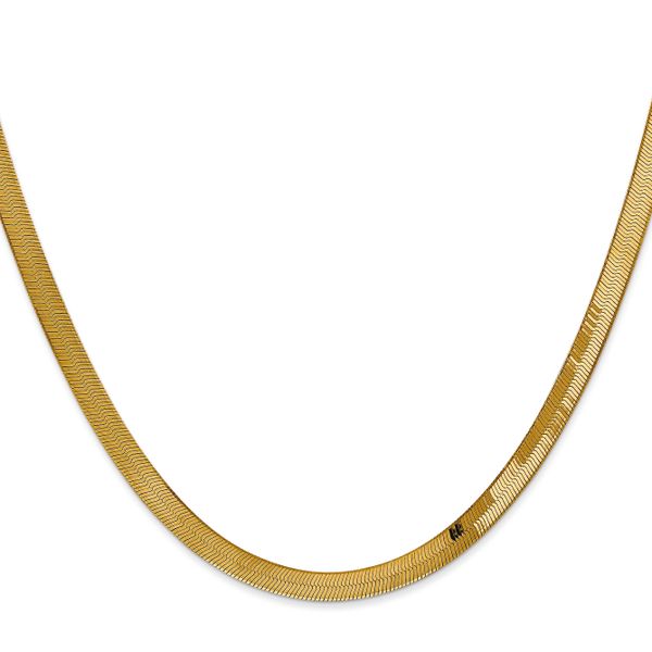 Leslie's 14k 4mm Silky Herringbone Chain - Image 2