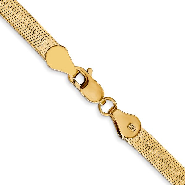Leslie's 14k 4mm Silky Herringbone Chain - Image 3