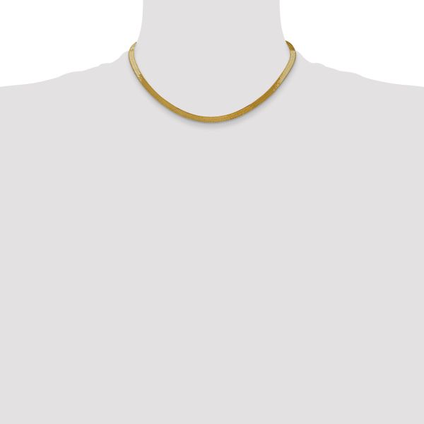 Leslie's 14k 5mm Silky Herringbone Chain - Image 4