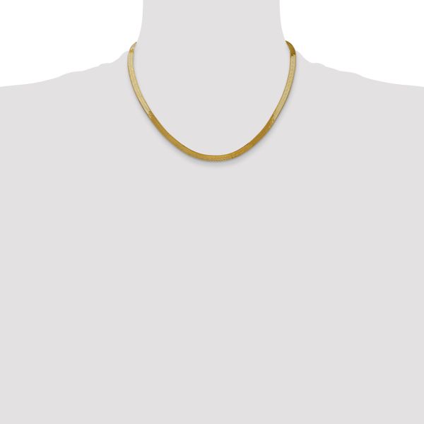 Leslie's 14k 5mm Silky Herringbone Chain - Image 4