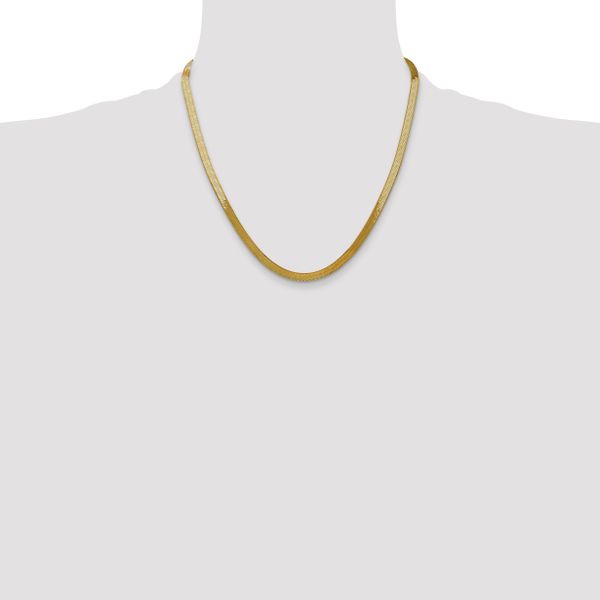 Leslie's 14k 5mm Silky Herringbone Chain - Image 4