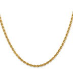 Leslie's 14K White Gold 2.75mm Diamond-Cut Rope Chain - Image 2